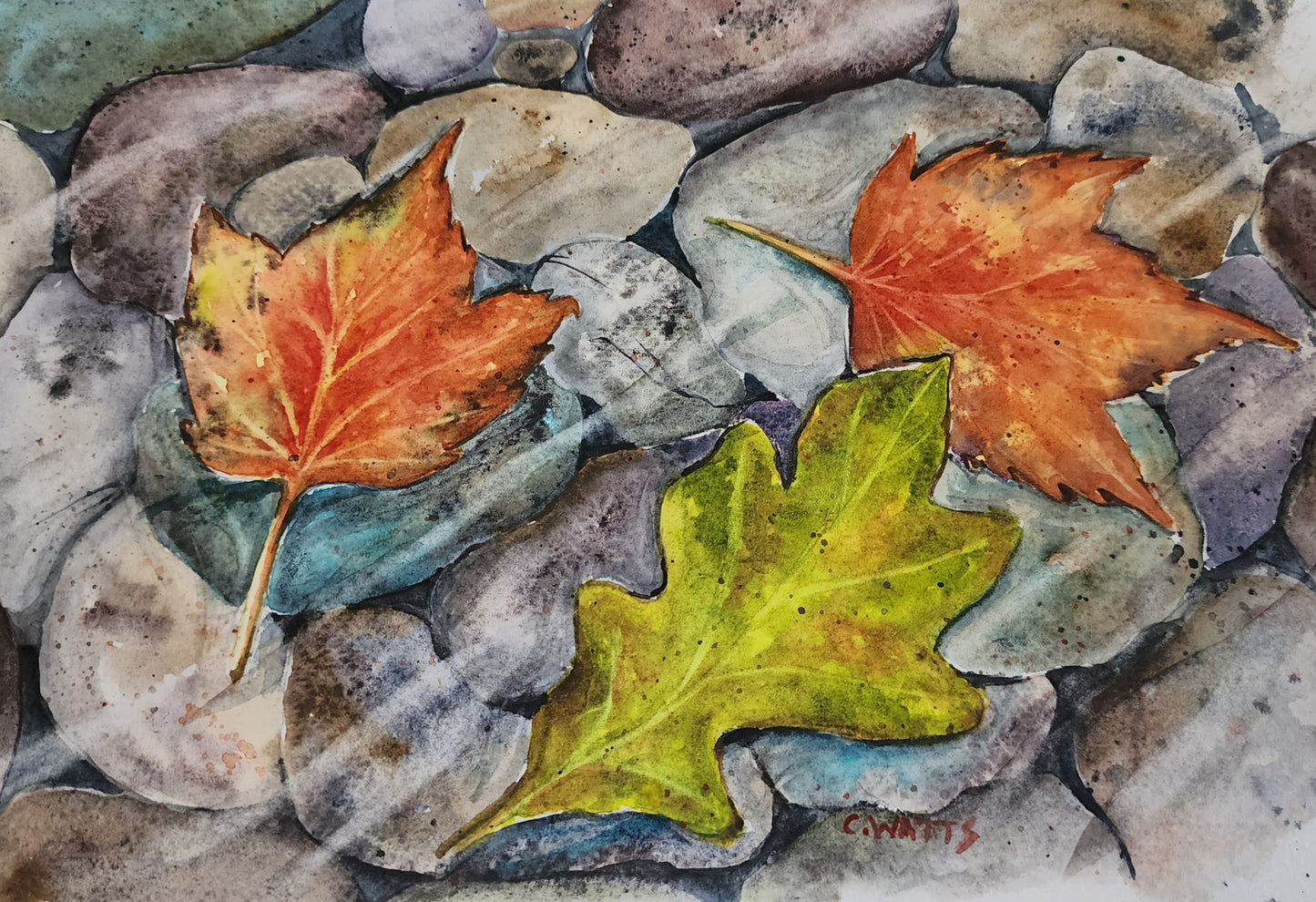 Autumn Leaves Wine and Paint Oct 19th